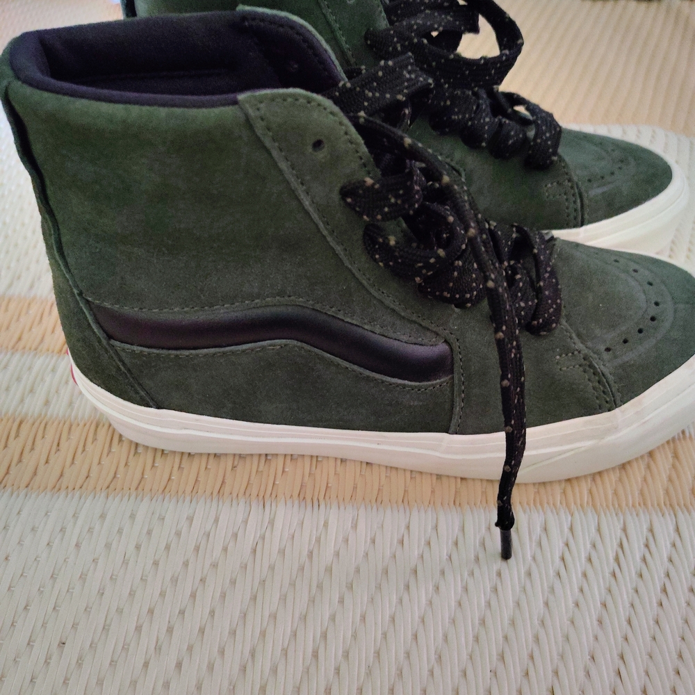 Green High-Top Sneakers